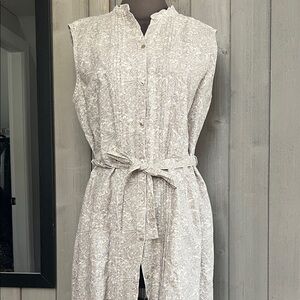 L.L. Bean Linen Shirt Dress